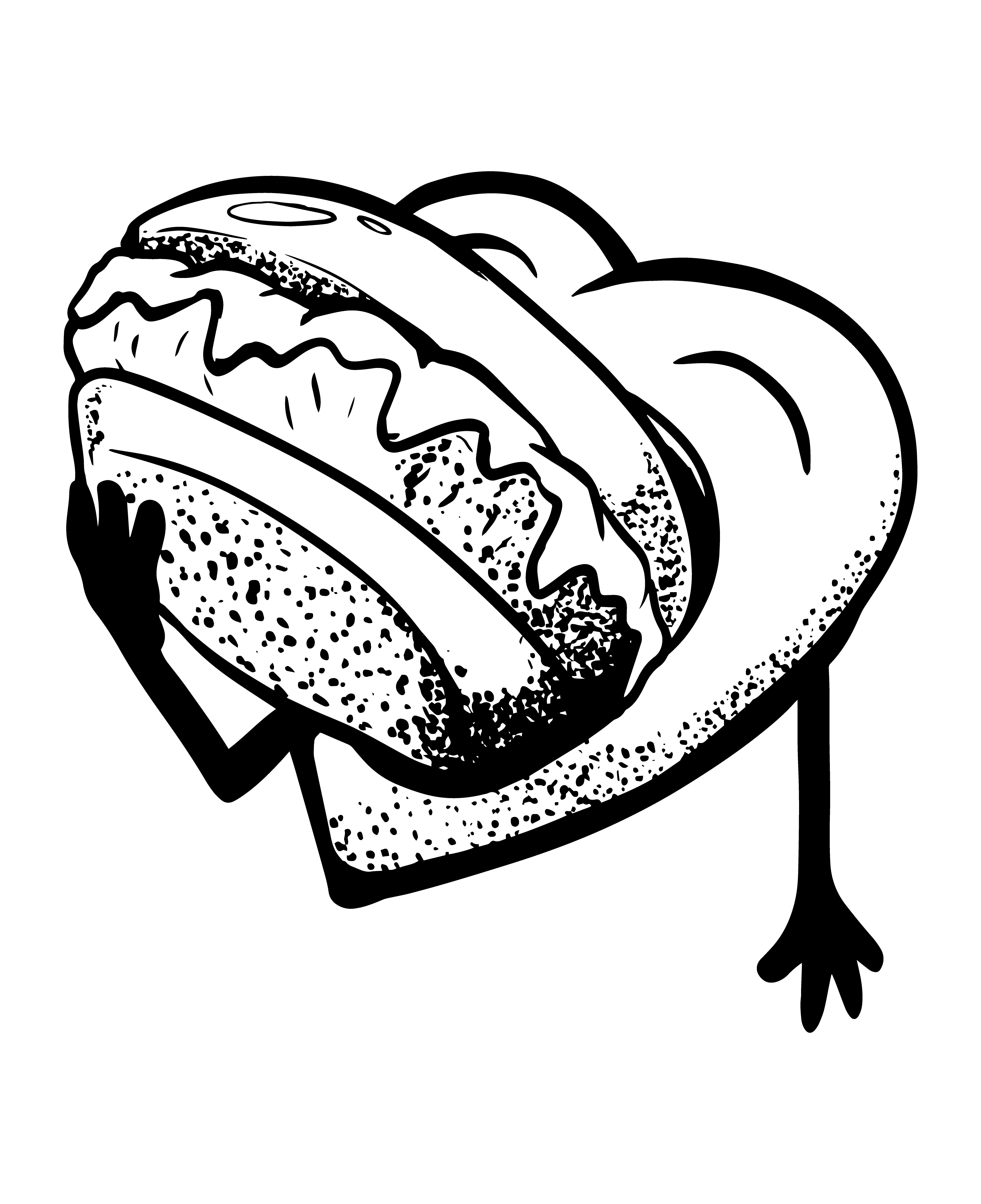 Ilustracion burger Champanillo